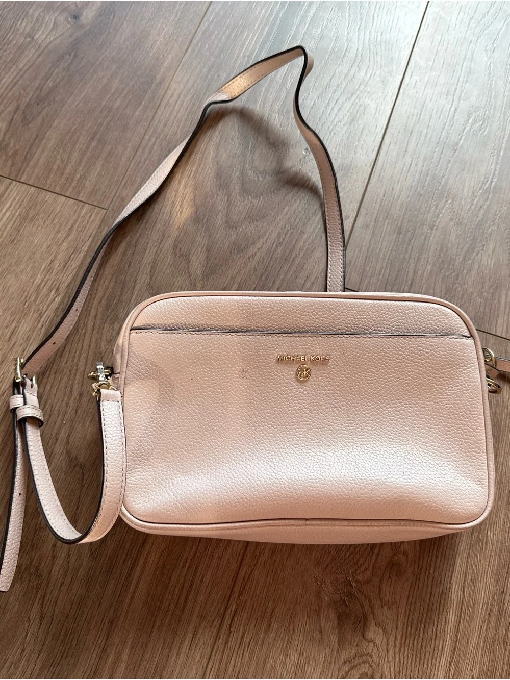 Michael Kors Blush Pebbled Leather Crossbody